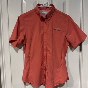 Columbia Women's Coral Button Down Shirt